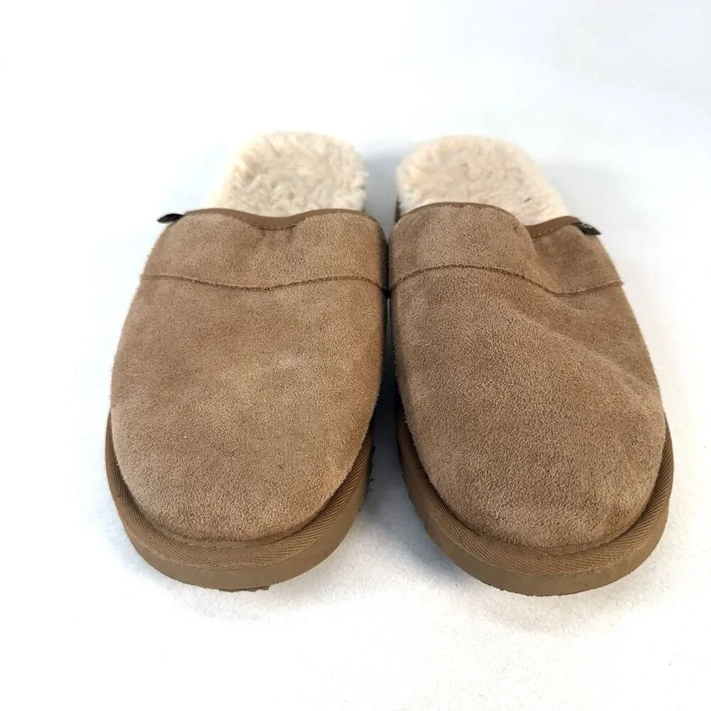 UGG Leisure Outdoor Slide Mens Size 8 Slip-On Casual Slipper Shoes Brown